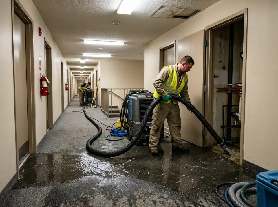 multi-unit-apartment-hallway-f-005 — frequently asked questions, Emergency Burst Pipe Water Extraction & Removal in Volga, SD